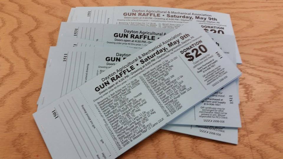 Gun Raffle Tickets Hopper Corporation